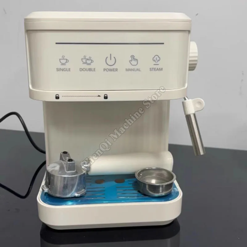 Электрическая кофеварка для эспрессо, профессиональная кофеварка для эспрессо, полуавтоматическая вспениватель молока для латте, капучино, итальянские кофемашины