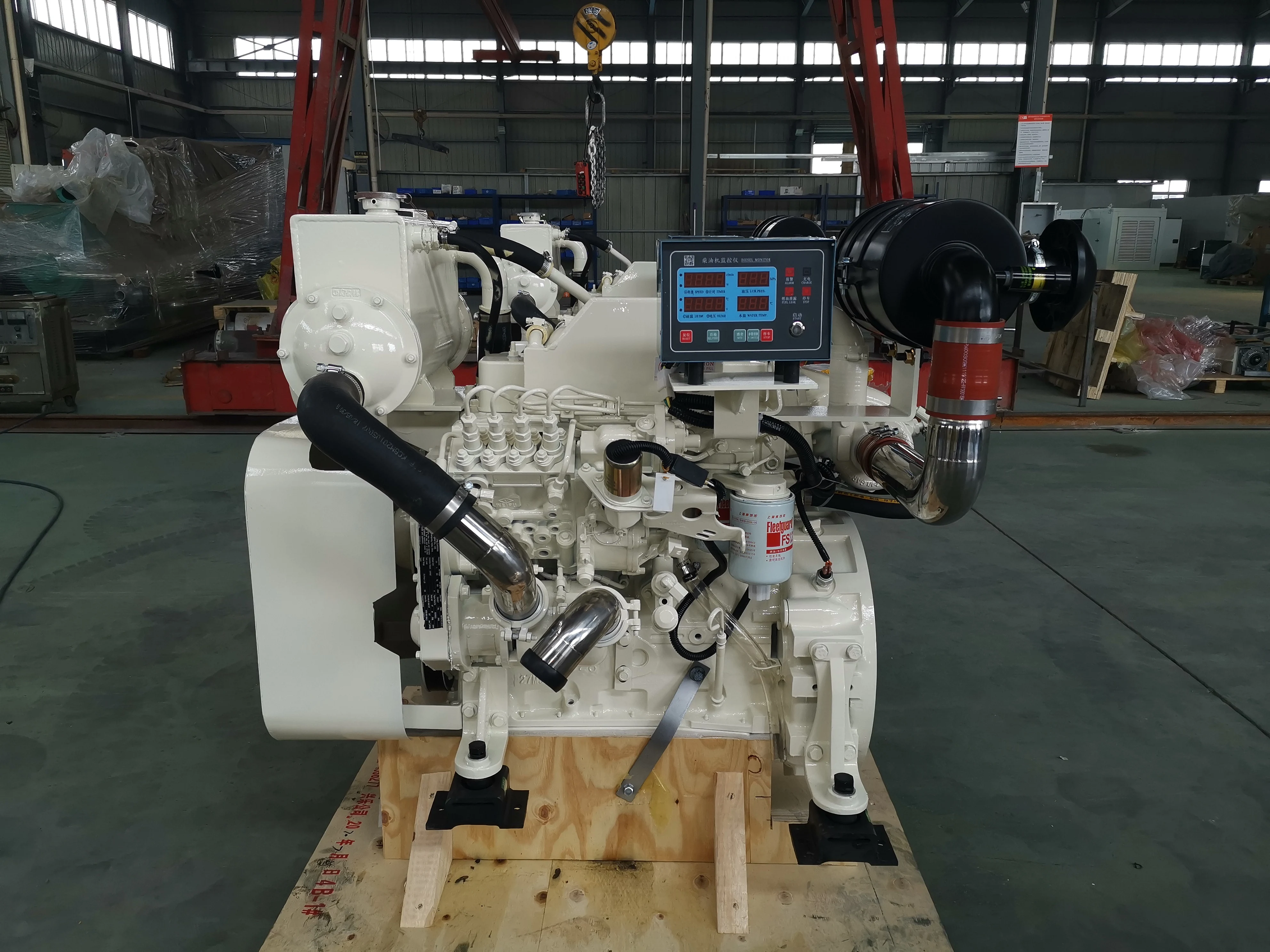 S 4BTA3.9-GM47 Marine Diesel Engine 47KW 1500RPM Turbo 4 Cylinder Propulsion Engine For Marine Auxiliary Power Generator Set