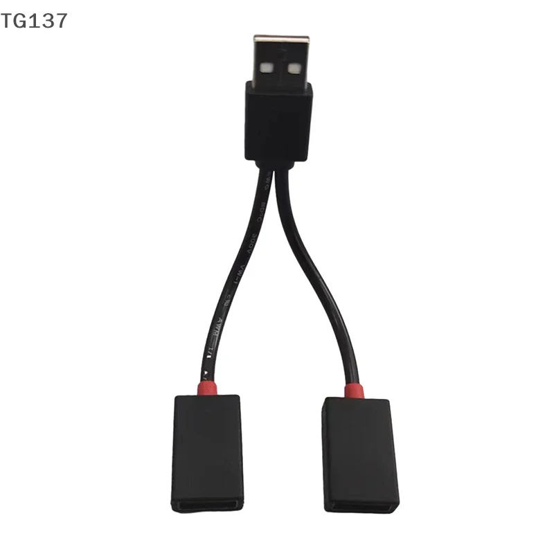 متعددة الوظائف محول الحبل كابل شحن 1 في 2 خارج USB HUB سيارة USB الفاصل كابل للهواتف الذكية أندرويد