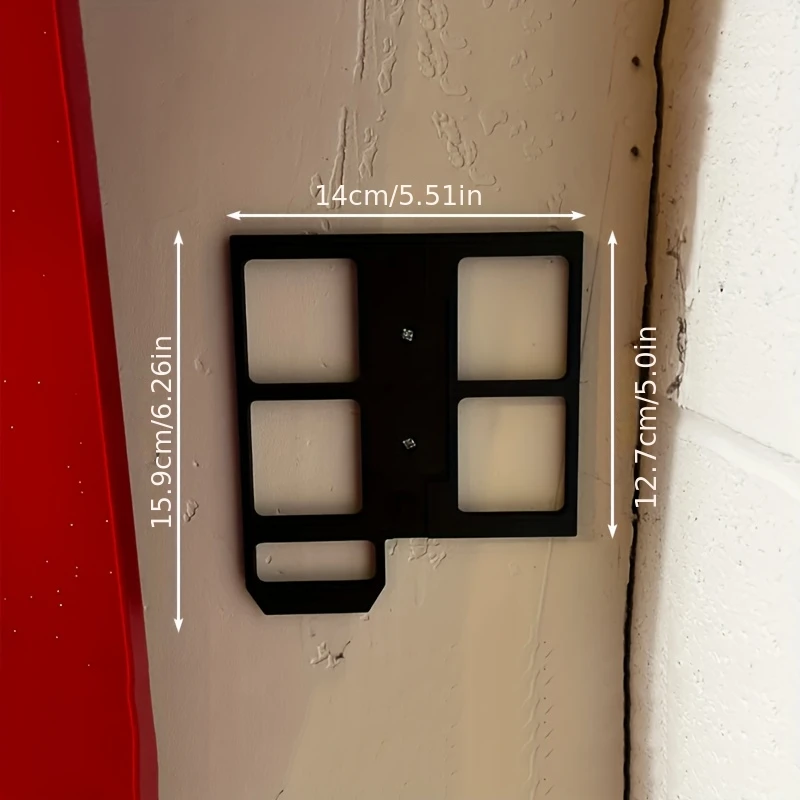 Heavy Duty Wall Mount Charger Storage Bracket Space Saving Holder Organizer For M12 M18 Power Tool Chargers Garage Workshop