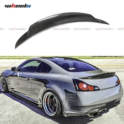 Car Rear Duckbill Trunk Spoiler For Infiniti G37 Q60 Coupe 2008-2013 Carbon Fiber