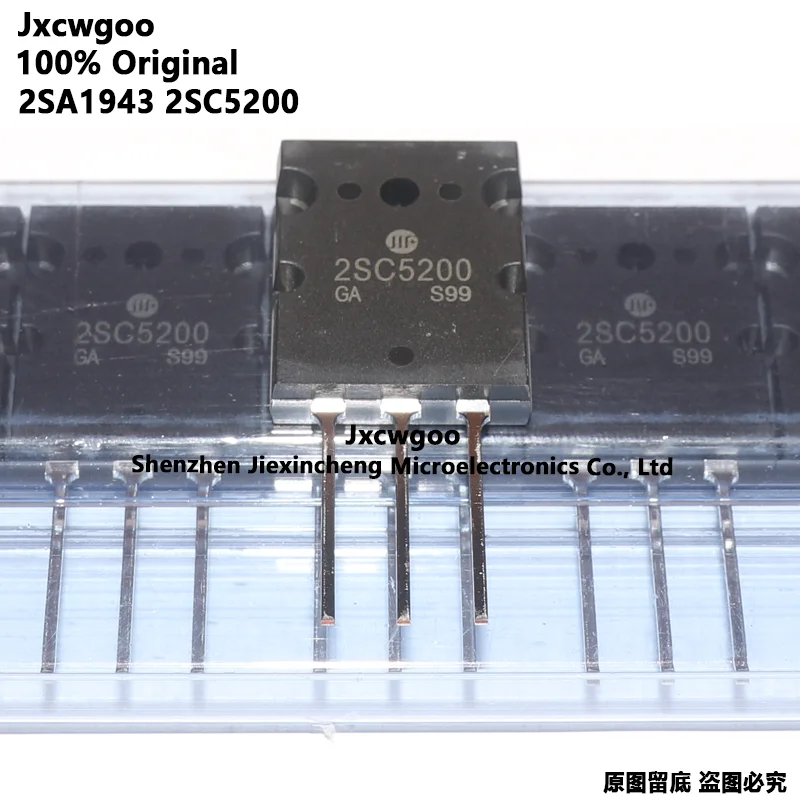 5pair-10pair 100% New Original 2SA1943 2SC5200 A1943 C5200 TO-3P High-Power Audio Power Amplifier Tube