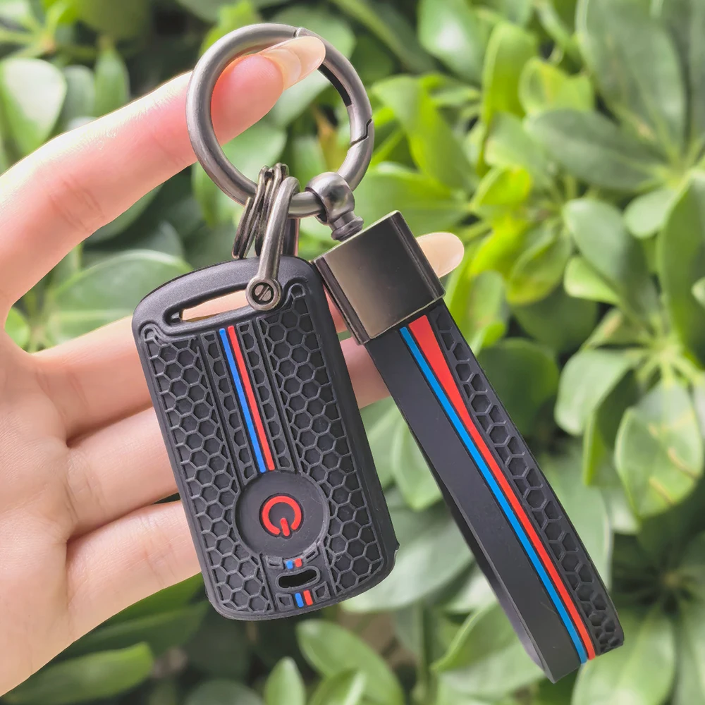 Silicone Keyless Keychain For YAMAHA XMax 125 250 309 300 400 Tricity NMAX 125 Tmax Tech Max 2020-2026 Remote Key Cover Case