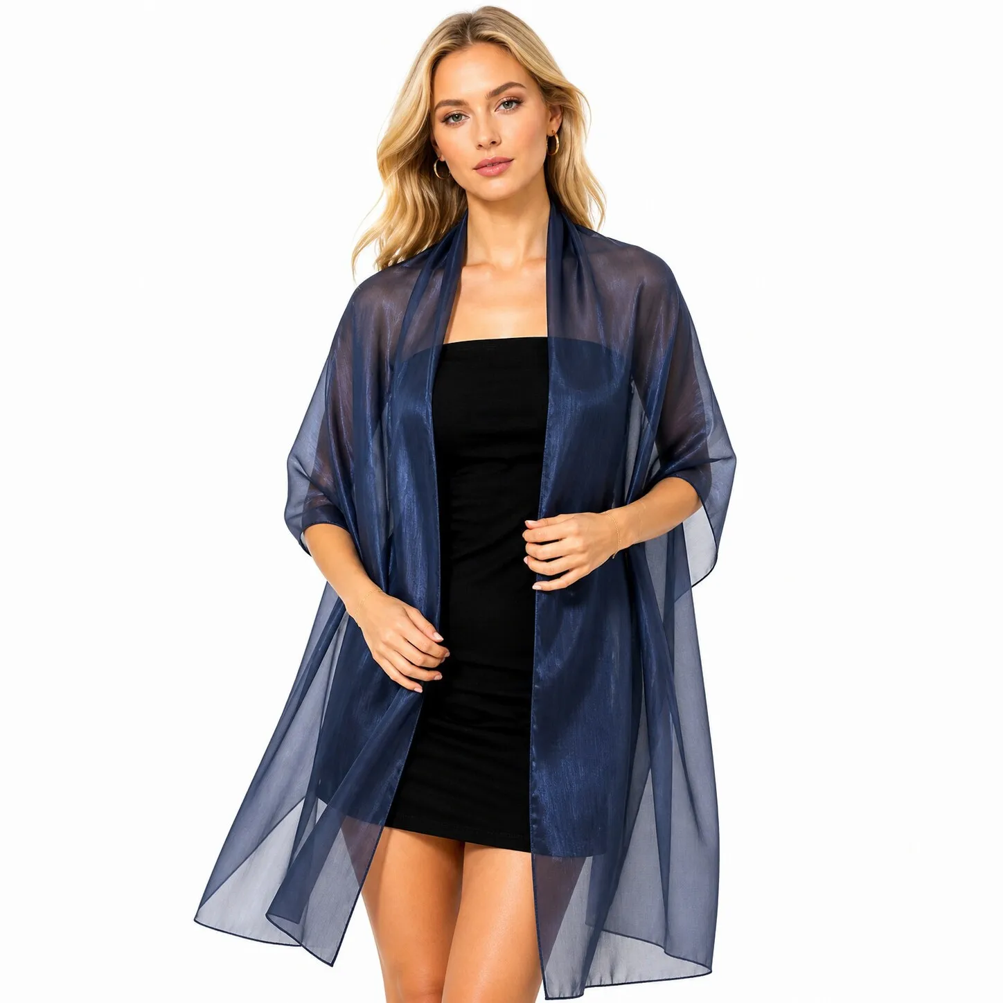 70*200cm New Bright Satin Yarn Dinner Dress Shawl Scarf Wedding Party Scarf Shawl