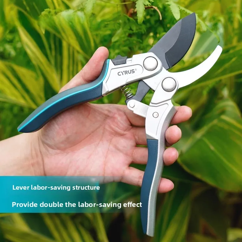 SK5 Steel Heavy Duty Tree Trimmers - Pruning Shears for Home/Garden/Orchard - Reduced Effort Lever Mechanism