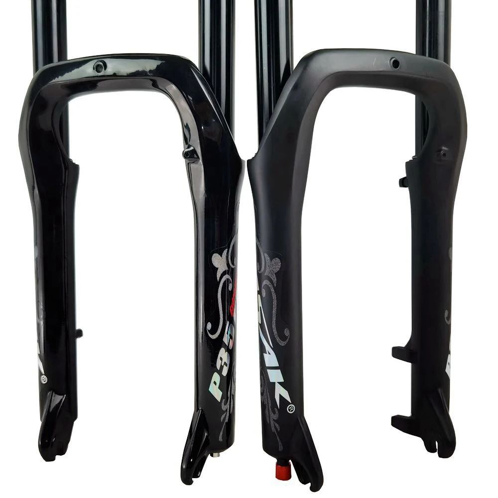 Pasak-Fat Bike Suspension Air Fork, 20x4.0, 2 Brackets, Hydraulic Disc Brake, Rebound Adjustment, Dropout, 9x135mm, 4.0 Tyre