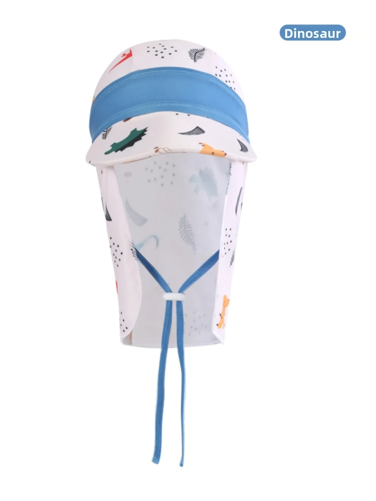 

ex Children's Swimming Cap Ne Protector Sunade Beach UV Protection Ear Protection Cloth Hat Japanese Sle Swimming Cap