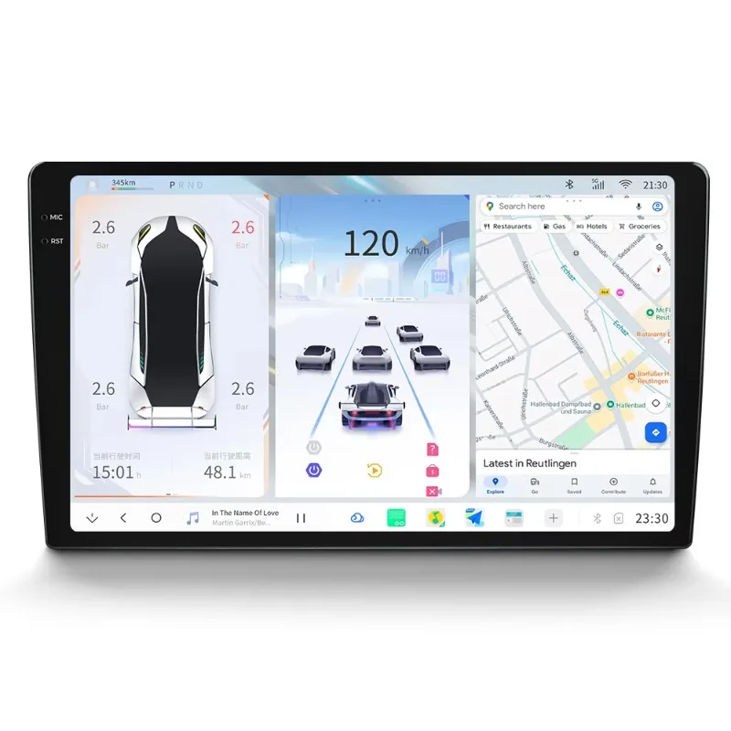 MEKEDE DUDU7 A7870 Universal 2DIN QLED 2K Touch Screen GPS - alternate angle