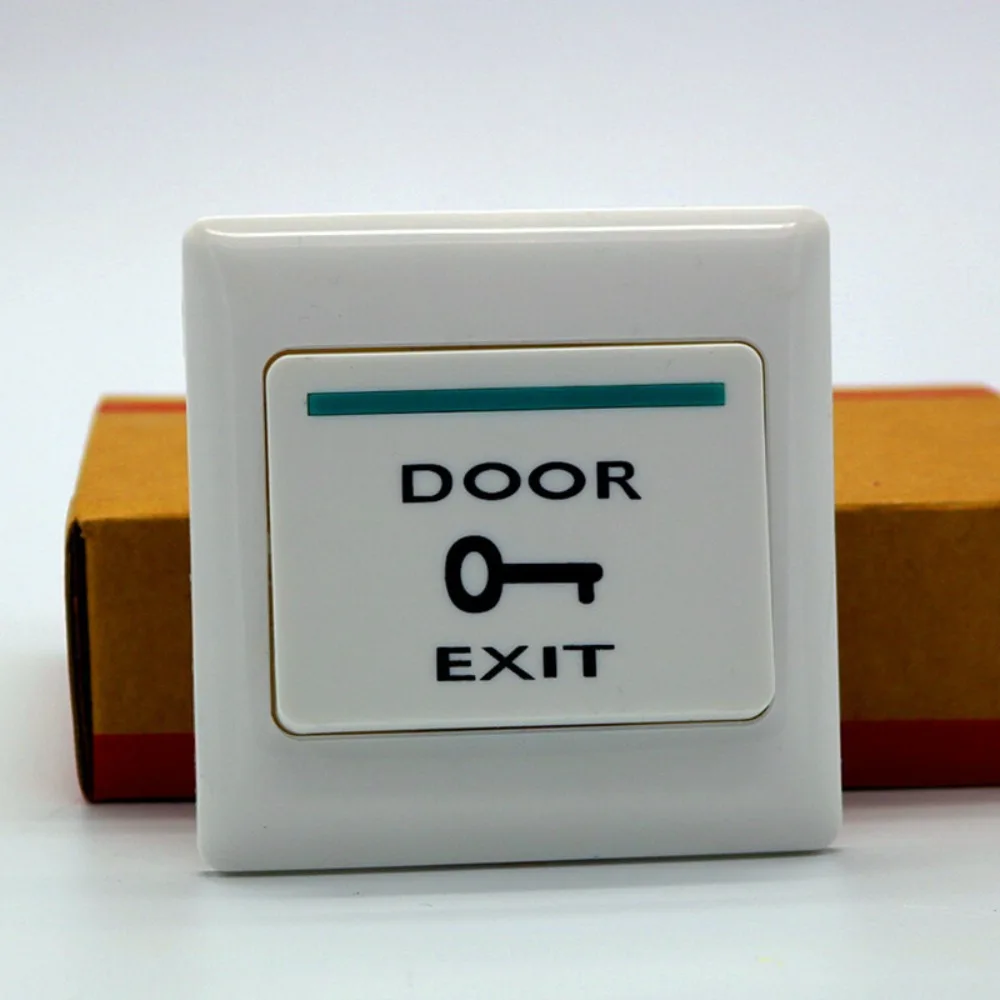 5PCS Push Button Design Access Control System Push Switch Dustproof Eco-friendly Electronic Door Lock Plastic Square Exit Button