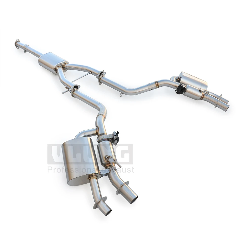 

Car Exhaust System for Hyundai Genesis 2.5T 2018-2023 Stainless steel cat back exhaust with Valve Tuning controlled exhaust