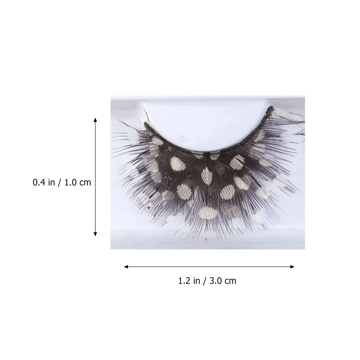 5Pairs Nepwimpers Gemakkelijk aan te brengen Verwijder lange uitlopende wimpers voor Cosplay Carnaval Nachtclub Party Eye Styling Nepwimpers