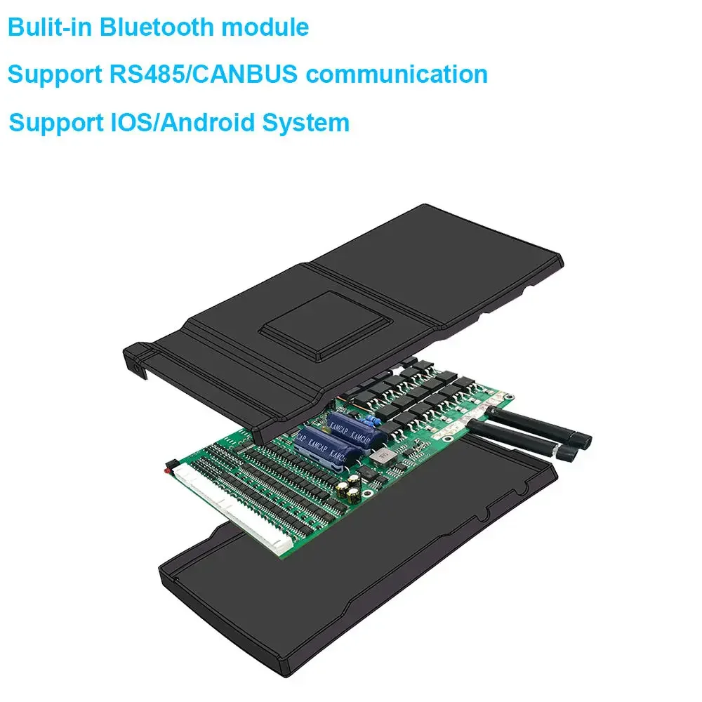 Jk-b2a24s20p 12V 24V 36V 48V Smart BMS With 0.6A 1A 2A Active Balance Lithium Liion Battery Board