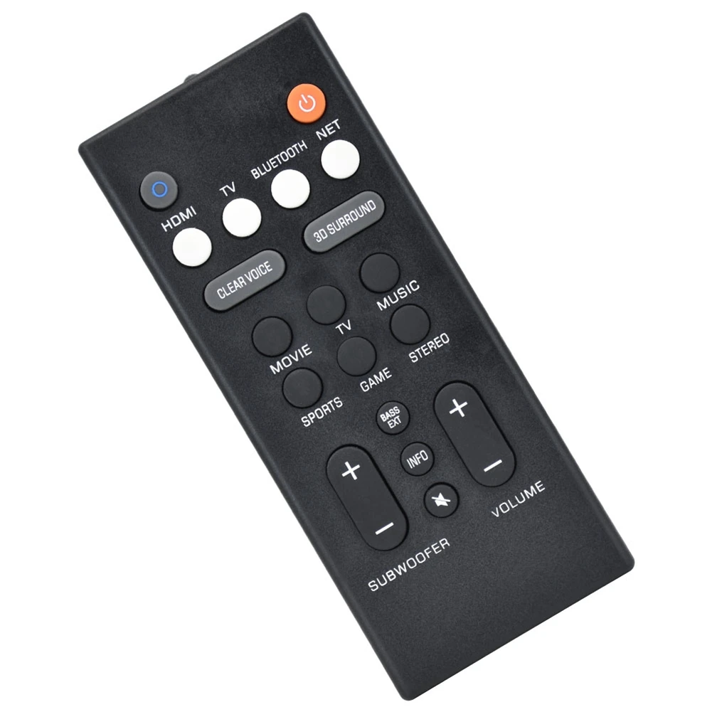 Remote Control Speaker MAHA untuk Yamaha YAS-209 YAS-109 Pengganti Remote Control Audio Dinding Gema ATS-2090