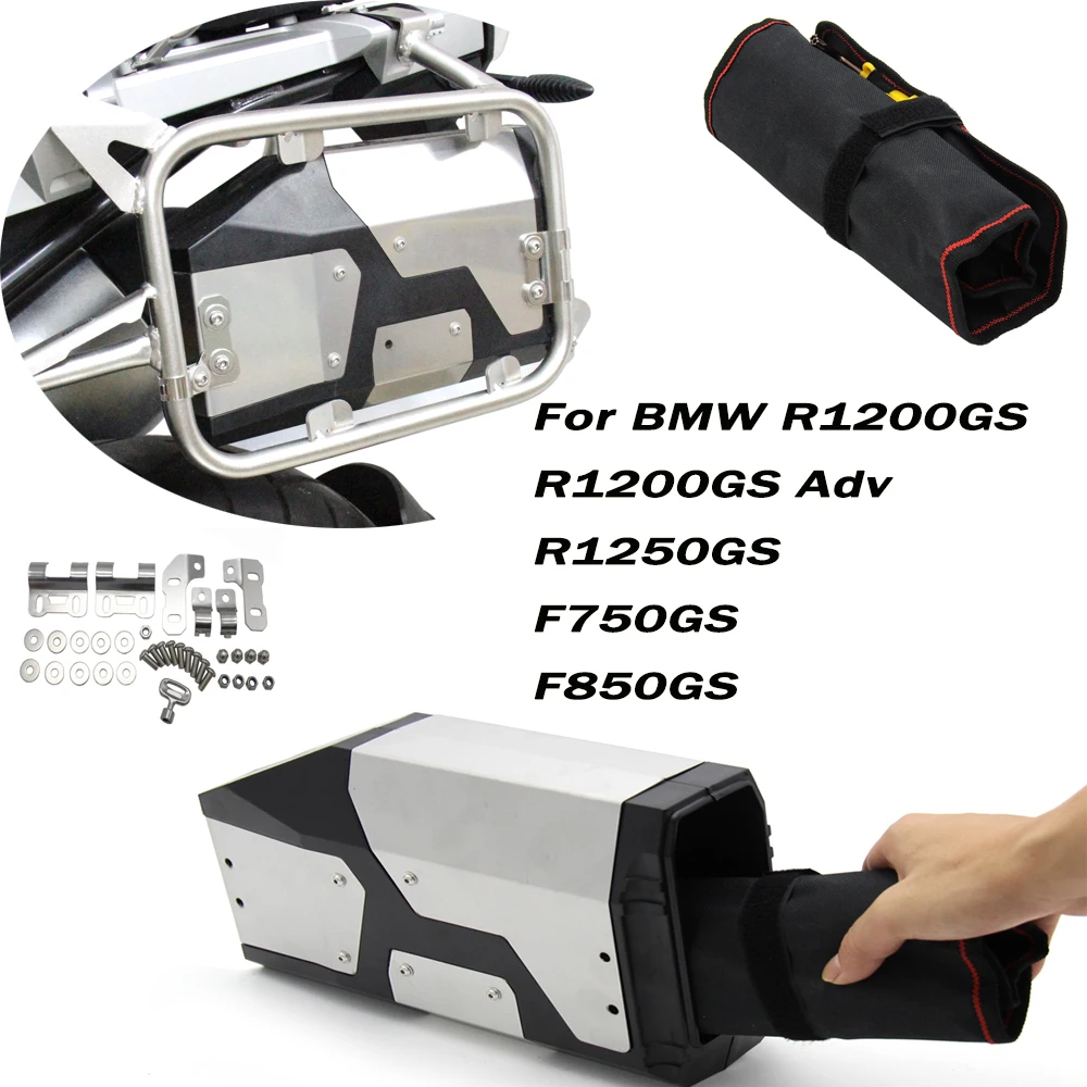 

2019 For BMW R1200GS /R1200GS Adv /R1250GS / F750GS / F850GS /4.2 Liters Box Toolbox Waterproof Side Bracket