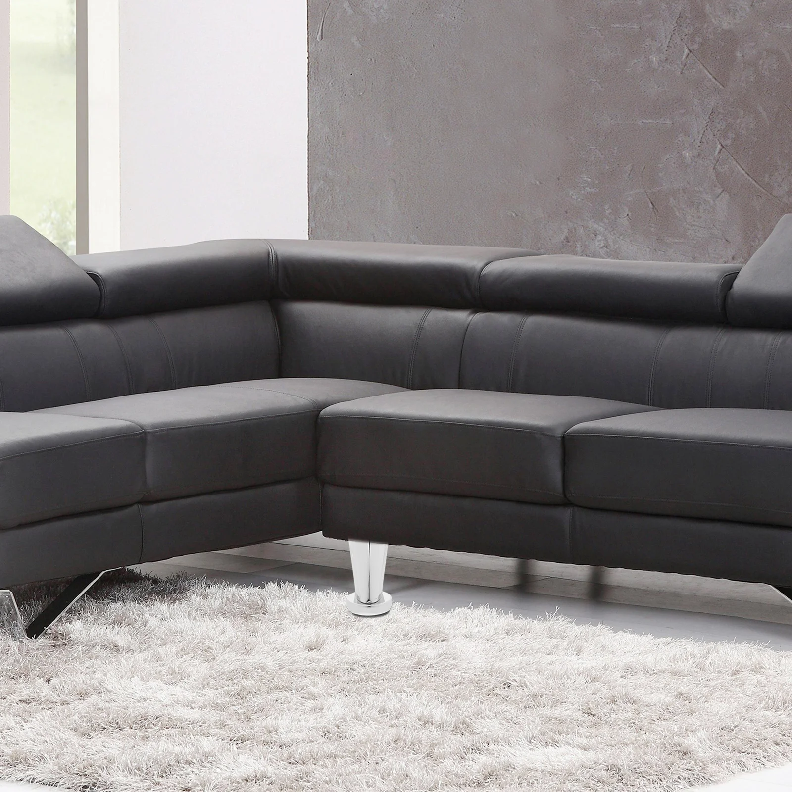 4Pcs Metal Furniture Legs 9Cm Tall Heavy Duty Rustproof Modern Style for Sofa Table Cabinet Bench Easy Installation