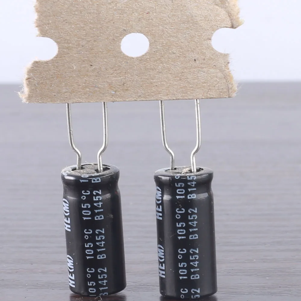 100pcs Nichicon HE 470u f25v  470mfd electrolytic capacitor -40~105℃8*20mm