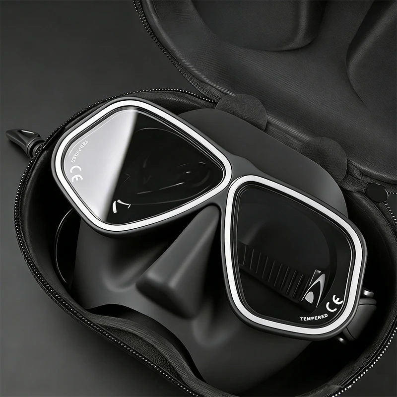 Free Diving Goggles Mask Similar Apollo Alloy Liquid Silica Gel Scuba Mask Wet Tube Kit Snorkeling Equipment Ultra Low Volume