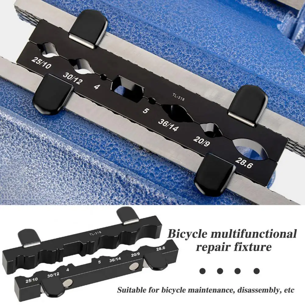 Metal Bicycle Bench Vise Bicycle Bench Vise Repair Jig for Bike Maintenance Tool Pedal Suspension Fork Chain Wheel for Cyclists