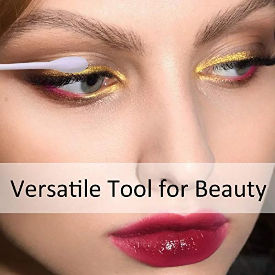 400count Органические ватные тампоны для младенцев и детей с круглой головкой Qtip для детских ушей, носа, 100 хлопковых бумажных палочек с двойным наконечником