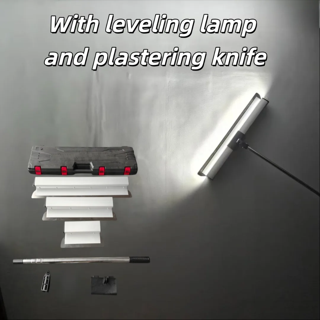 Drywall Screeding Putty Knife Stainless Steel Paint Scraper Wall Plastering Scraper Wall Plastering Tool with Acceptance Lamp