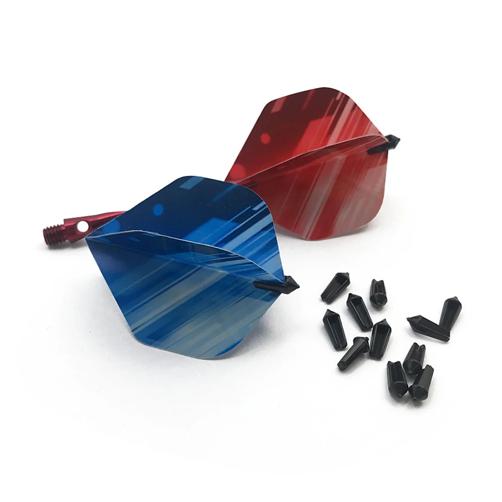 

40pcs Dart Protectors Wing Dart Flight Protectors Corrector Plastic Replacement Accessories Outdoor Toys Sports Games