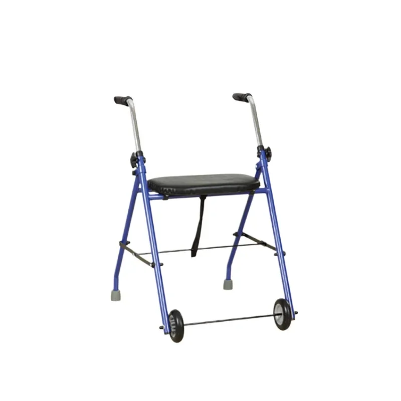 Aluminum alloy pulley foldable walker for the elderly, hemiplegia rehabilitation walker for the disabled