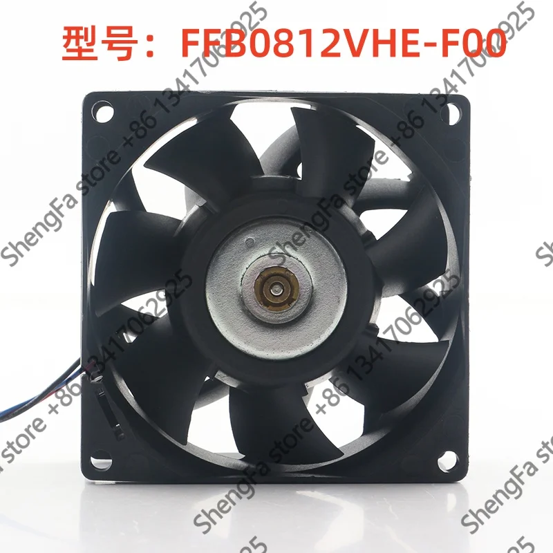 Cooling Fan Delta 5V 24V 48V DC12V 0.57A AC EC 8038 80X80X38MM 8CM Double Ball Bearing High-speed Server Inverter FFB0812VHE-F00
