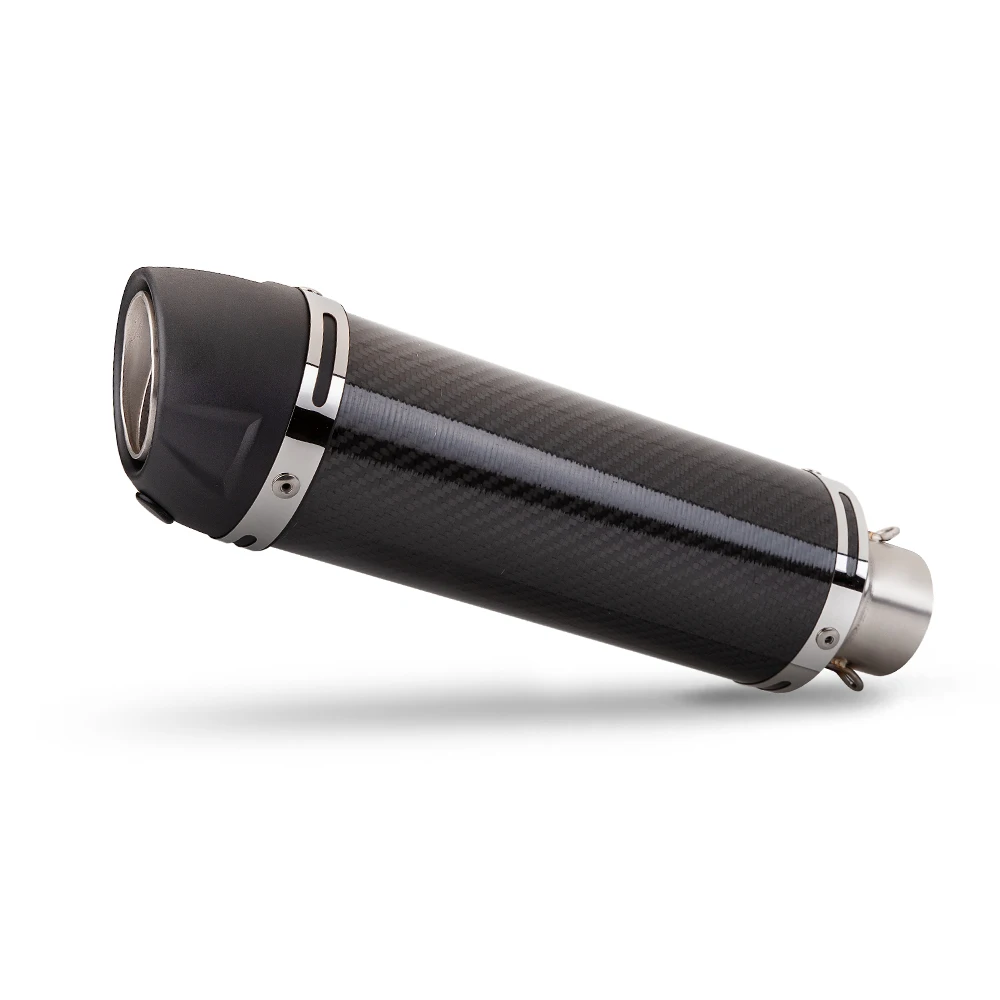 

For PCX150 ADV350 MT07 Z650 ZX4RR RS457 R3 Motorcycle Exhaust 51MM Interface Muffler Scooter Tail Pipe Kit F02 with DB Killer