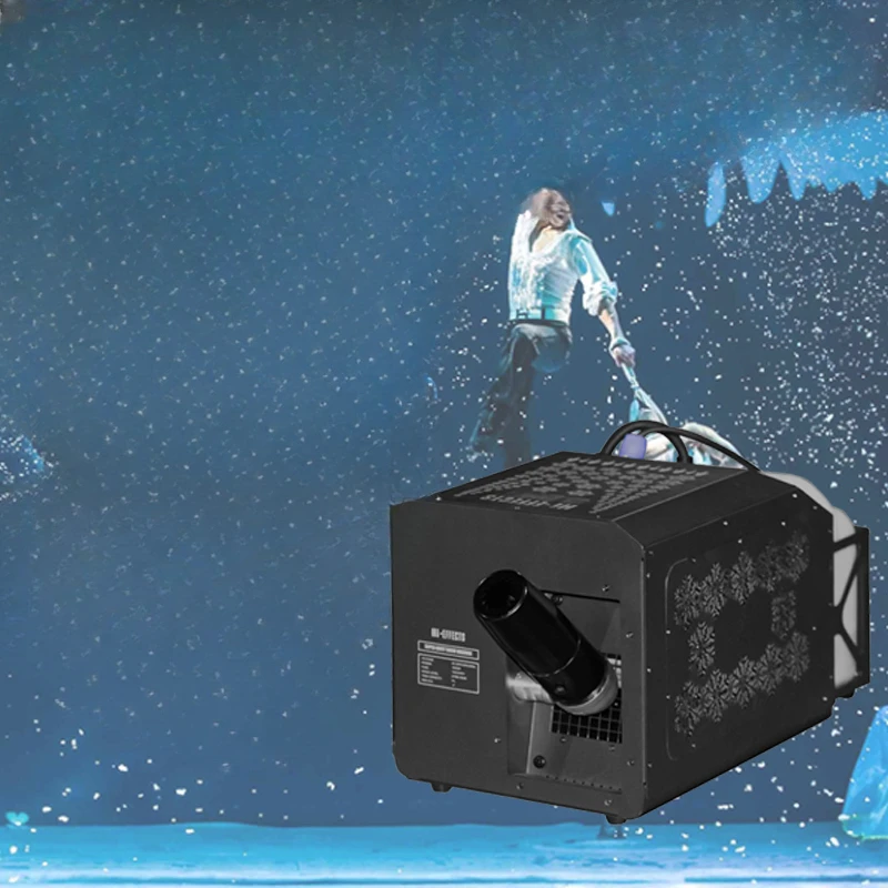 เครื่องจำลองเกล็ดหิมะสำหรับเวทีขนาดใหญ่เครื่องทำหิมะสำหรับเทศกาลคริสต์มาสกลางแจ้ง