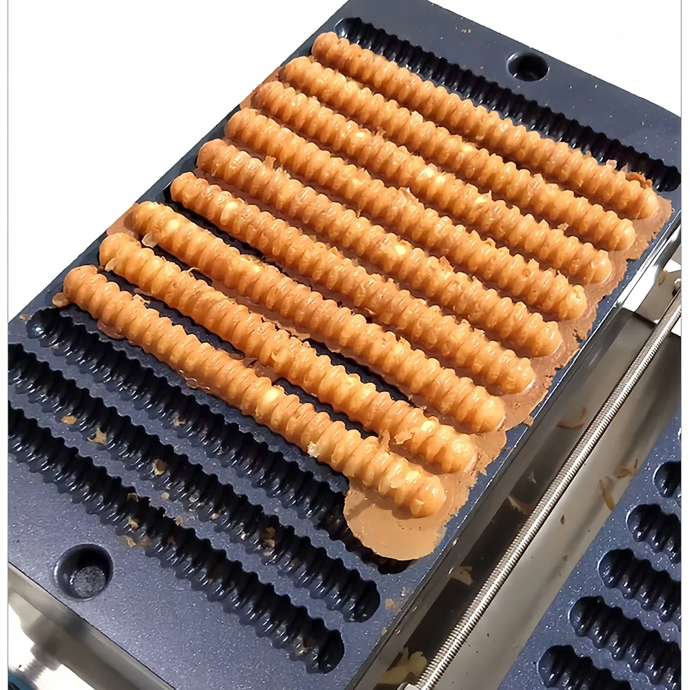 Electric Stick Waffle Machine Waffle Maker Long Stick Shape Waffle Making Machine Nonstick Plate Baking Machines Snacks