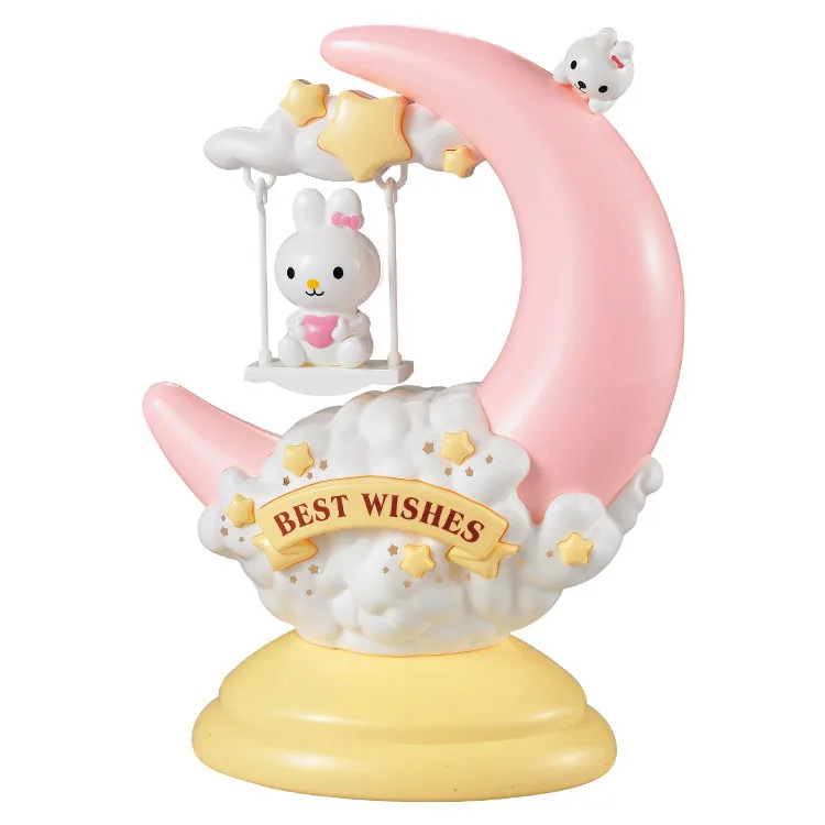 Lampe de table de jouet de dessin animé pour enfants, lampe LED, protection des yeux, apprentissage des étudiants, ornements mignons, cadeau d'anniversaire