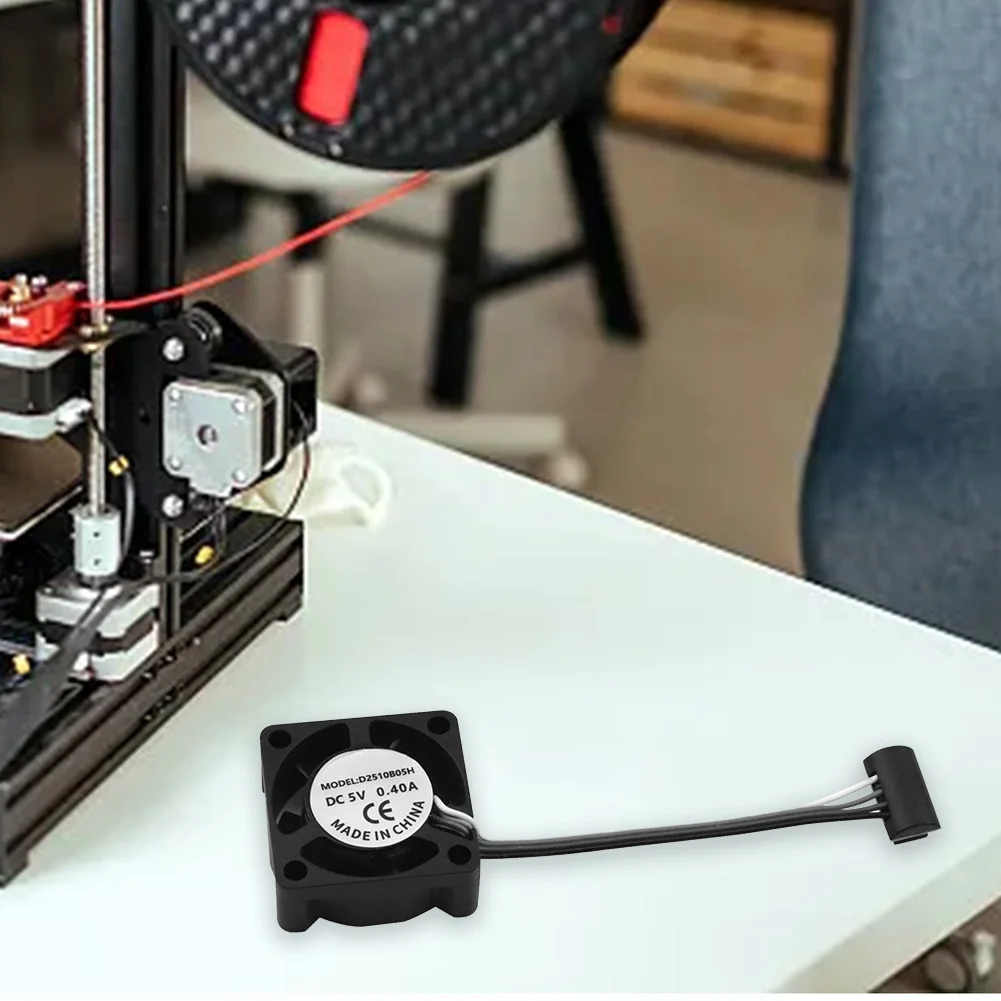 

Hot Sales Efficient Heat Dissipation For P1P For P1S Cooling Fan 2510 Fan 25x25x10mm DC 5V For 3D Printer Heater Supplies