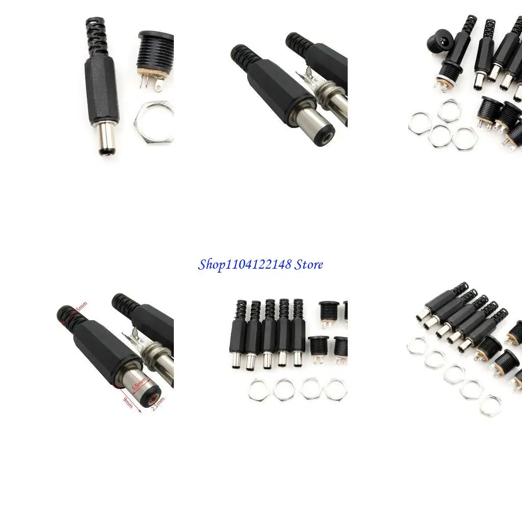 p9fa-15-штук-установка-12v-3a-для-разъема-power-55x21-мм-для-подключения-питания-male-для-освещения-камеры-камеры-cctv-p