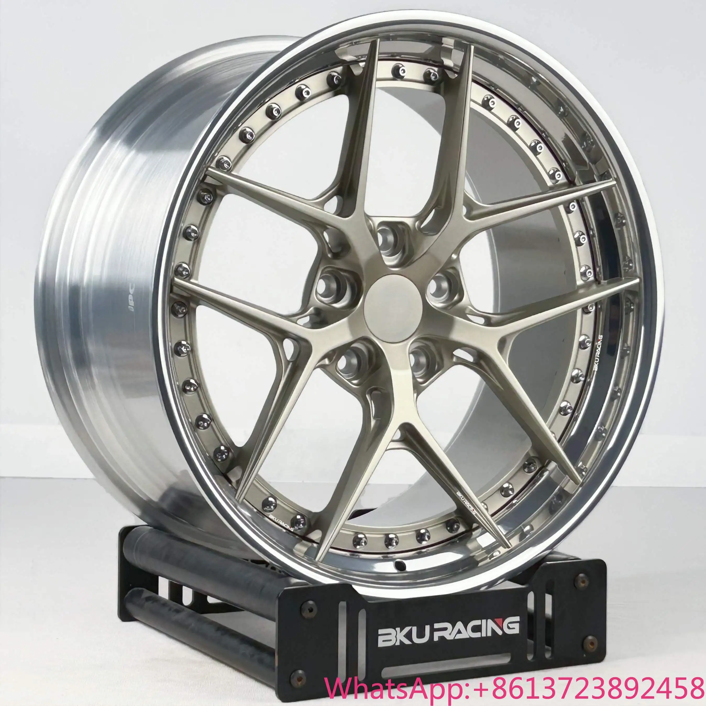 

2 Piece Wheels Forged for Porsche 911 997 991 992 GT3 RS GTS 18 19 20 21 Inch Rims Light Golden Finished Alloy 5x130 Wheels