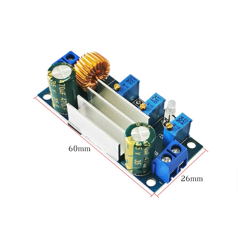 Automatic Protection! 5A Max DC-DC XL4005 Step Down Buck Power Supply Module Adjustable CC/CV Lithium Charge Board for Arduino