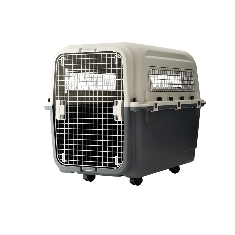 

Factory Direct Outdoor Portable Pet Carrier Cage Multi Sizes Sustainable Plastic Design Compliant Chinese Aviation Standards