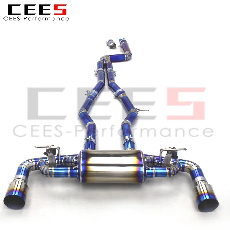 CEES High Flow Valved Catback Exhaust System Resonators For Toyota Supra A90 B58B30O1 3.0T 2020-2023 Performance Upgrade