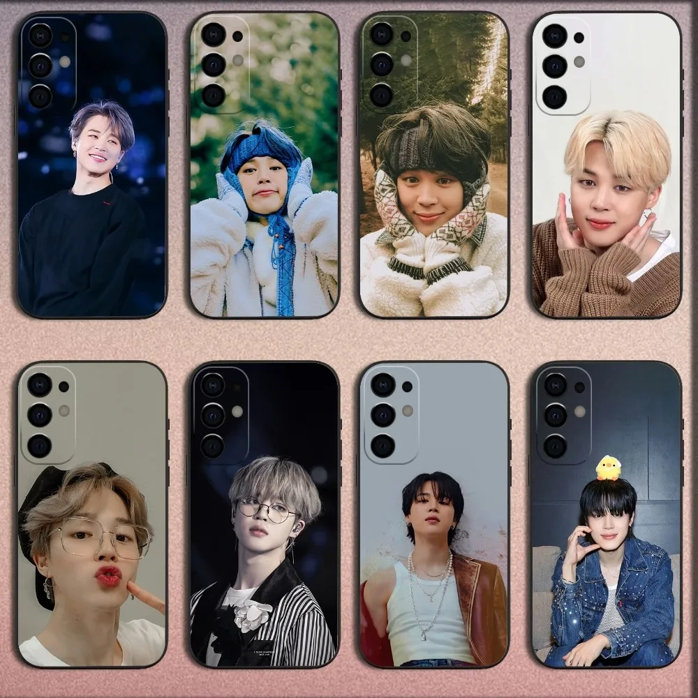 Singer J-JIMINS-S Phone Case For Samsung S25,S24,S21,S22,S23,S30,Ultra,S20,Plus,Fe,Lite,Note,10,9,5G Black Soft Cover