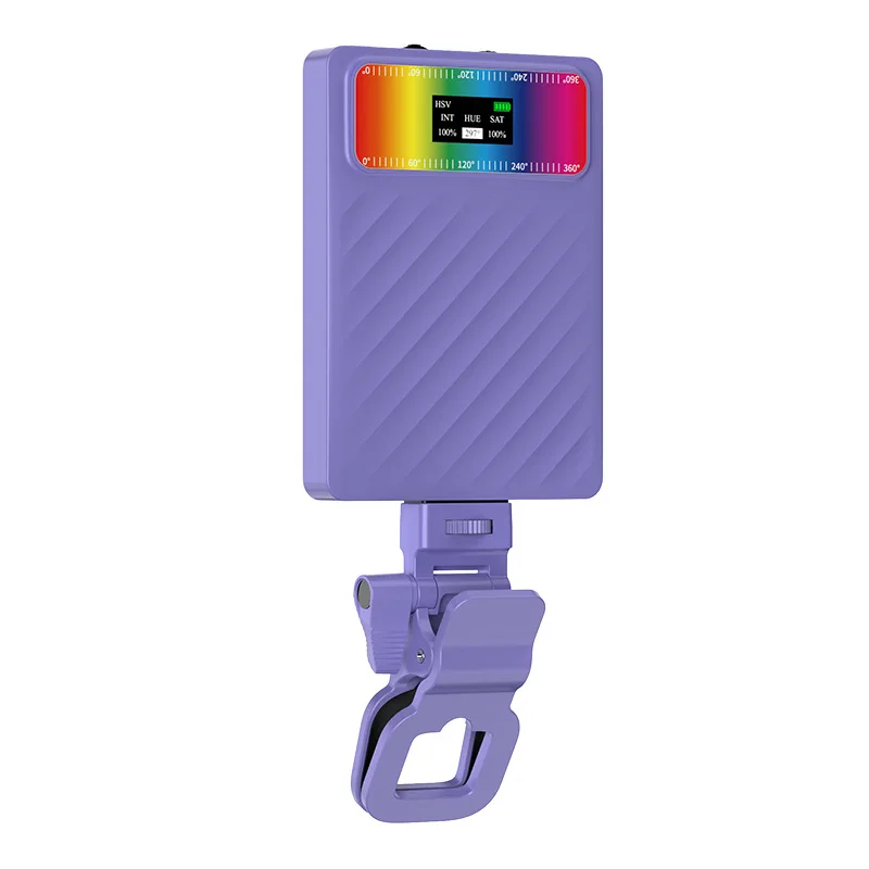 Original Portable RGB Fill Light Full-Color/Bi-Color Atmosphere Photography Light Custom Pocket Spotlight For Photography Volg