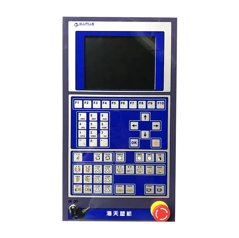 AK668H control system for plastic molding machine , haitian PLC with 8.4'' color TFT LCD display panel