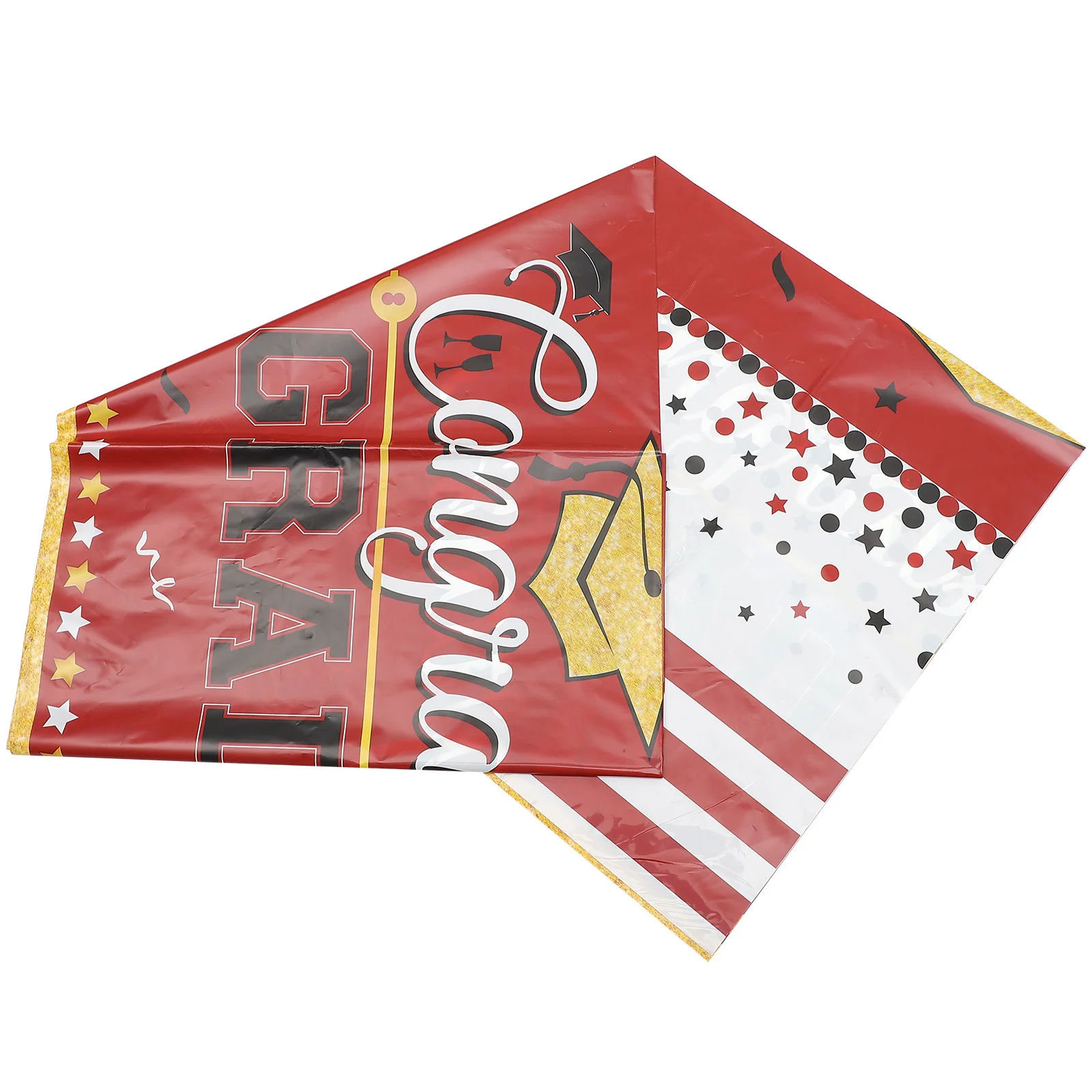 

Graduation Tablecloth Pe Wear Resistant Decorative Cloth Graduation Party Dinner Table Cover Grad Party Decoration