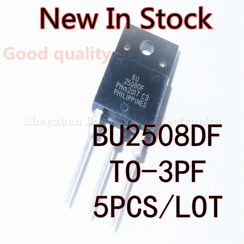 5PCS/LOT BU2508DF BU2508 TO-3PF NPN transistor line tube power tube 1500V 8A  New In Stock