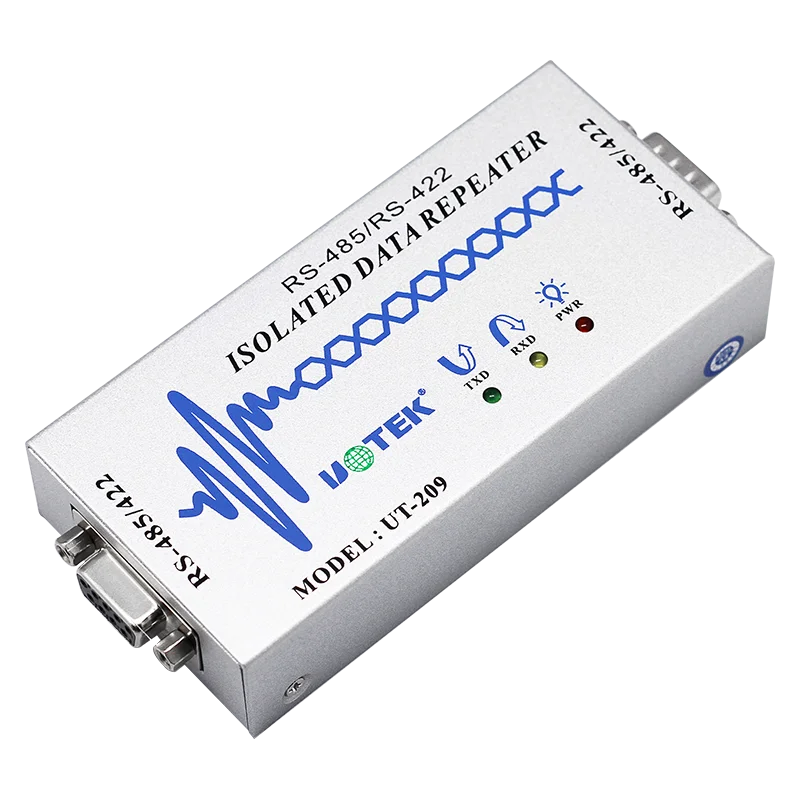 UOTEK Industrial Grade RS-485 RS-422 Repeater with Isolation RS485 RS422 Isolated Repeater UT-209