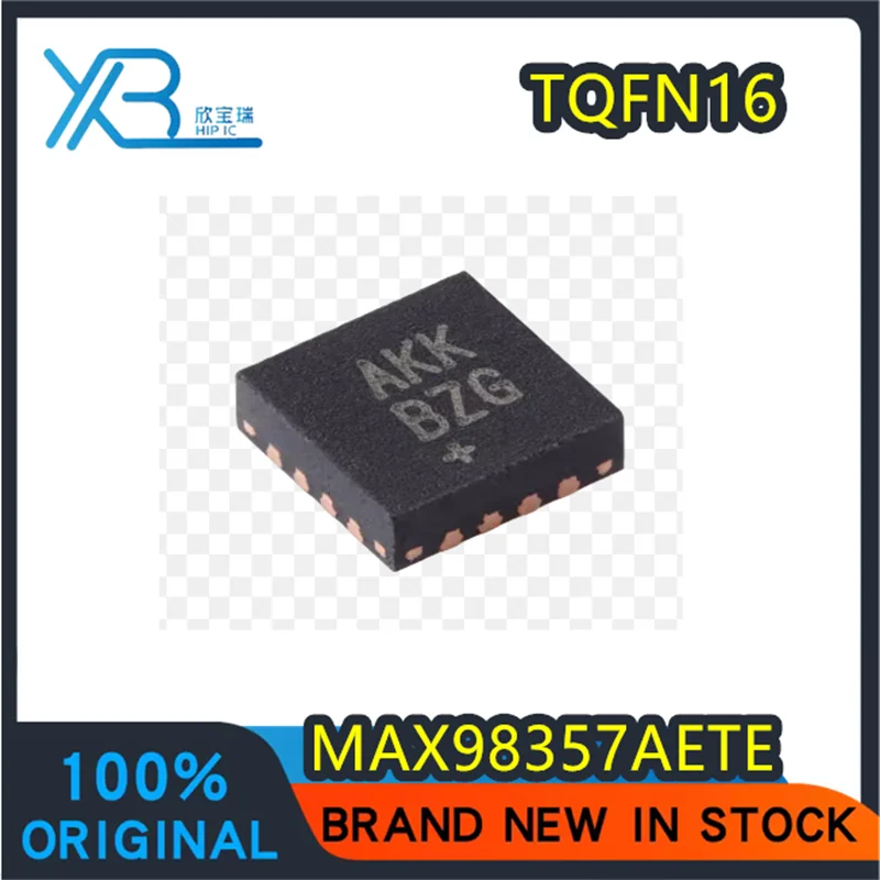 

(5/50 pieces) MAX98357AETE MAX98357A Code AKK SMD TQFN-16 feet Audio Amplifier Spot Electronics Brand New
