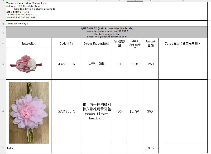 

like picture show 150pcs headbands