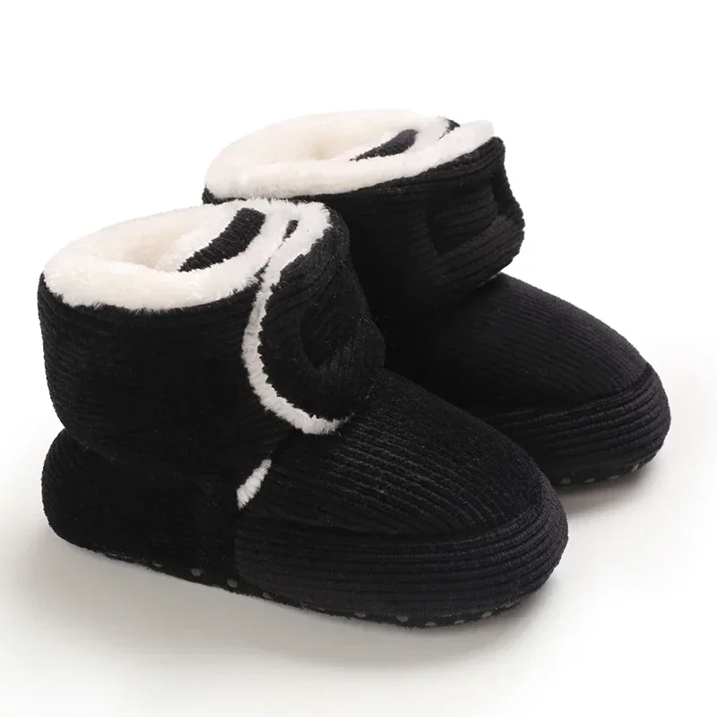 Winter Baby Baumwolle Schuhe Dicke Plüsch Schnee Stiefel Weiche Casual Wanderschuhe für 0-18 Monate Alt Bequeme Kleinkind Schuhe – Detail 14
