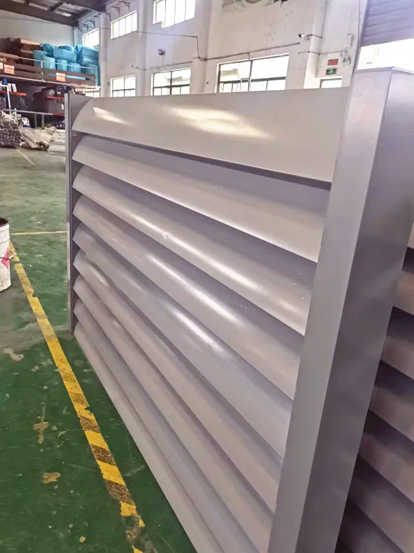 

Modern Manual Aluminum Louver Shutter Profiles Metal Fence Panels Finished Customized Color for Courtyard Garden House Fence