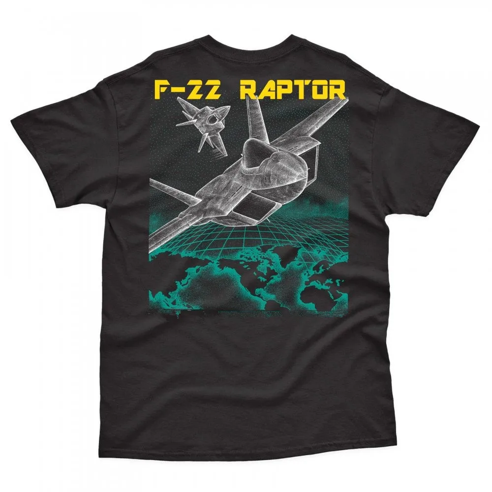 F-22 Lockheed Raptor Air Force Men T-Shirt Short Sleeve Casual Cotton O-Neck Summer Mens T Shirts