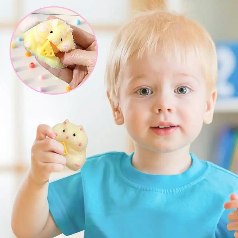 Hamster Knijpspeelgoed Zintuiglijke Hamster Rekbaar Speelgoed Dier Zintuiglijke Ontspanning Fidget Voor Volwassenen Meisjes Kinderen Mannen Tieners Vrouwen