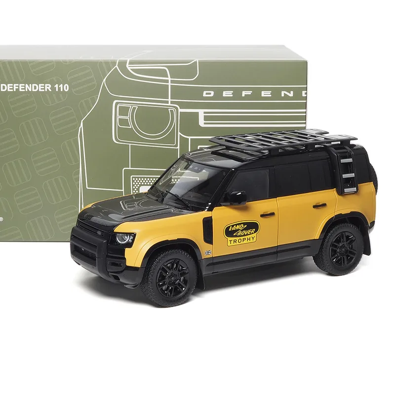 Almost Real Car Model 1/18 Land Rover Defender 110 90 Suv Car Model Simulation Room Display Cars Model Boy Collection Toy Gift